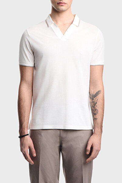 Emporio Armani Pamuklu Regular Fit Logolu Polo Erkek POLO EM005842 AF12955 U0003