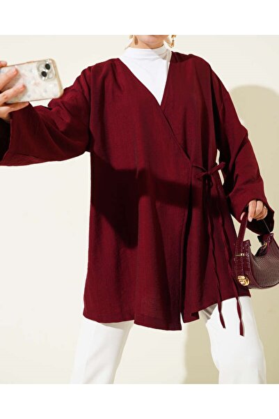 Lavanta Tekstil İp B Με δέσιμο Κιμονό