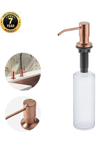 OEM موزع صابون سائل مدمج ROSE مزود بخاصية التعبئة من الأعلى، مناسب للمطبخ وال...