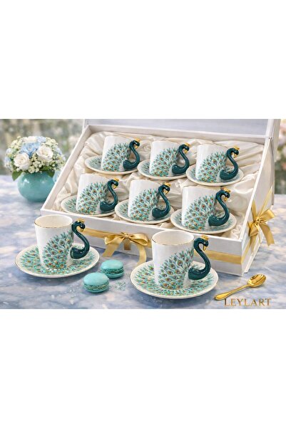 LeylArt Zucci 6-Piece Cup Set Green