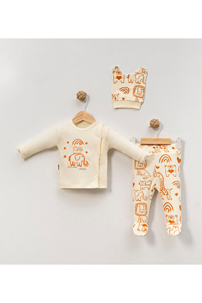 Babycan Men's Filled Cat 3-Piece Hospital Release Zibin Set
