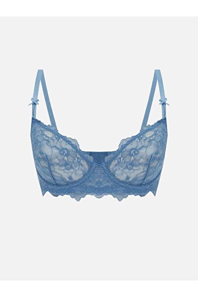 LC Waikiki Sutien tricou fără căptușire din dantelă cu sârmă (W5)