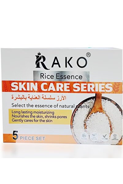 RAKO Rice Essence 5-piece skincare set