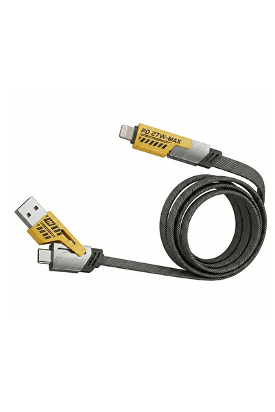 Goat-x كيبل شحن 4 في 1 – PD 65W سريع ومتين