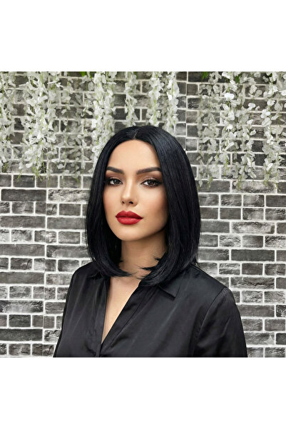Marpessa Icon Serisi - Perçemsiz Kısa Küt Peruk