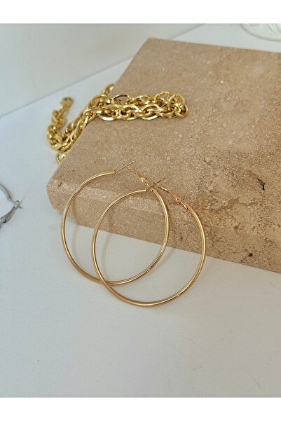 YOUES JEWELRY Steel Hoop Earrings