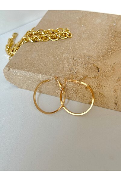 YOUES JEWELRY Çelik Halka Küpe