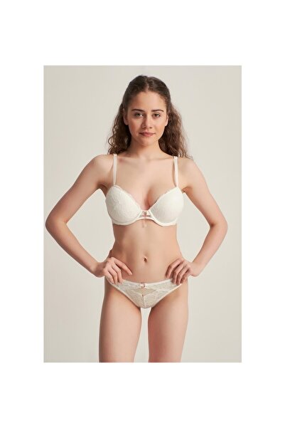 DAWSON Women's 5040 B Cup Silicone Stone Bra Set