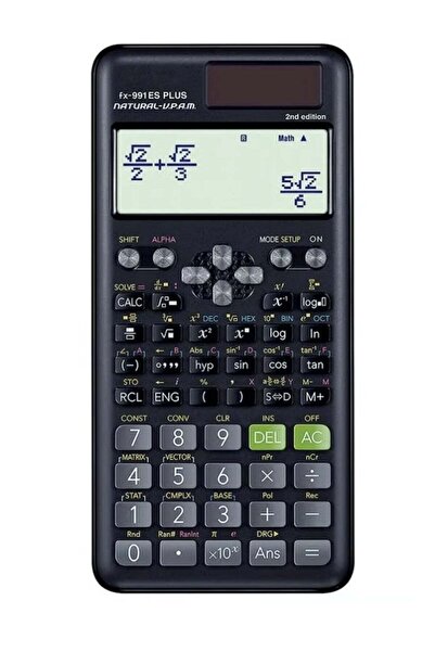 Generic آلة حاسبة علمية Fx-991Es Plus الإصدار الثاني باللون الأسود