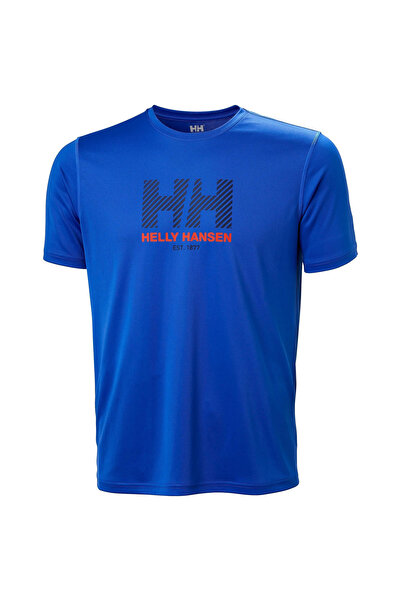 Helly Hansen Hh Tech Graphic T-shirt 2.0 Ανδρικό Μπλε Μπλουζάκι Hha.49574-hha...
