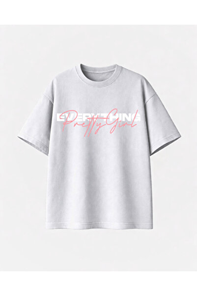 COMVİCHO Everything Printed White Tshirt