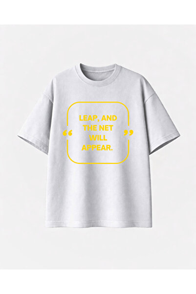 COMVİCHO تيشيرت أبيض من ليب مطبوع