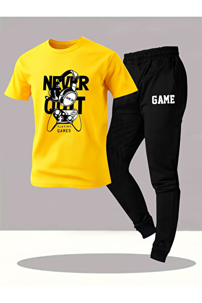 Flow touch Never Printed Oversized Lower Upper Tracksuit Set