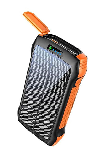 Promate 20000mAh Power Bank, Solar Powered Portable Charger with Wireless Cha...