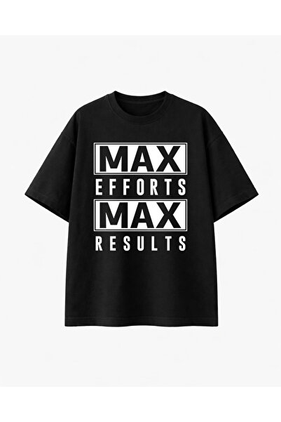 COMVİCHO Max Printed Black T-Shirt