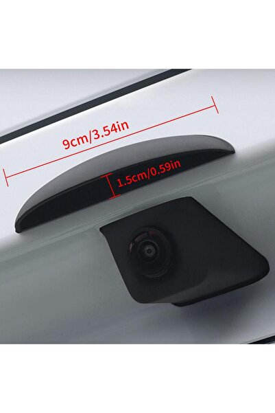 Choice غطاء أسود لكاميرا الرؤية الخلفية للسيارة، واقي من المطر، ملصق لاصق للس...