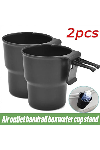 Choice منفذ هواء أسود مسند ذراع جانب الباب مسند ظهر المقعد رف مشروبات السيارة...