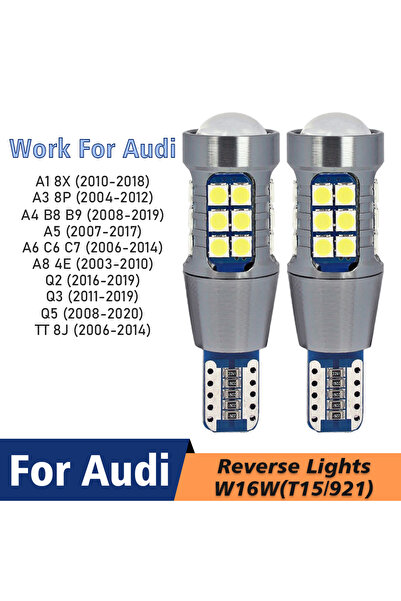 Choice قطعتان من مصابيح LED بيضاء للرجوع للخلف، مصابيح احتياطية، نظام كانبوس،...