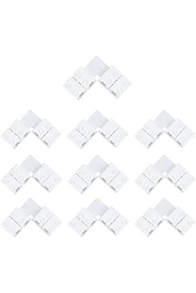 Choice6 10 PCS 10MM 4PIN-L 20/10/5 PCS 4-pin 10mm L/T/X Shape LED Strip Solde...