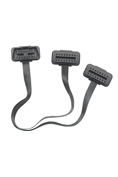 Choice موسع OBD 2 مسطح ورفيع ذو 16 سنًا، محول OBD2 ذو 16 سنًا ELM327 ذكر إلى ...