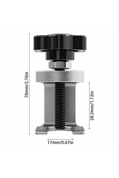 Choice أداة سحب مساحات الزجاج الأمامي للسيارة عالمية فضية قابلة للتعديل مع ذر...