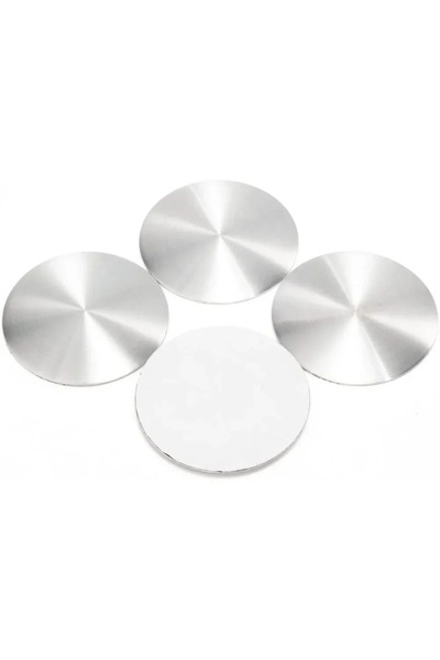 Choice13 70mm Sticker 4pcs Silver No Logo 4pcs 45mm 50mm 56mm 60mm 65mm 70mm ...