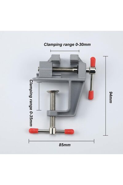 Choice NR603208 AMR Mini Bench Vise Table Clamp Screw DIY Craft Mold Fixed Re...