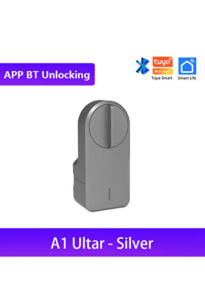 Choice3 A1-Silver CDOK A1 Ultar smart lk, Tuya BT version, optional: fingerpr...