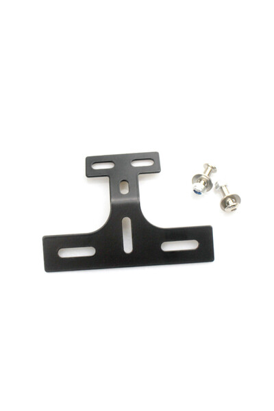 Choice حامل لوحة ترخيص خلفي عالمي للدراجات النارية، دعامات تثبيت، واقي من الط...