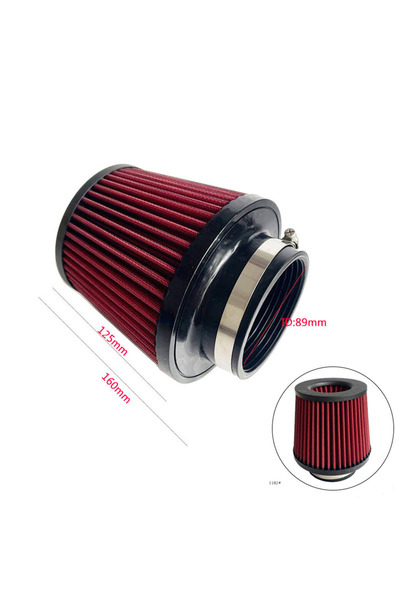 Choice4 فلتر هواء عالي التدفق، مدخل هواء بارد، مقاسات 89 مم، 63 مم، 70 مم، 76...