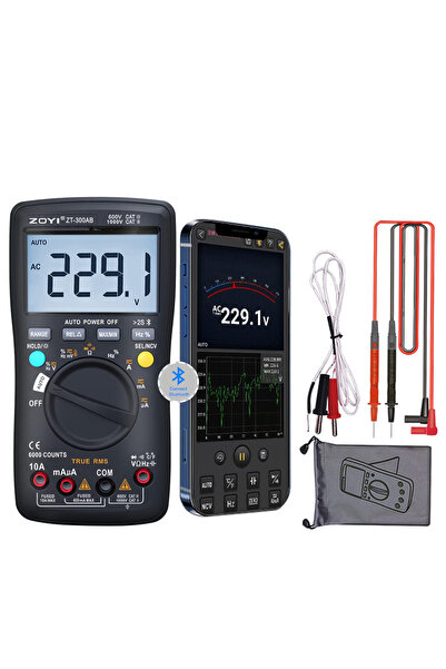 Choice ZT-300AB ZOYI 300AB Digital Multimeter 6000 Analog Tester True RMS Pro...