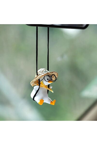 Choice 1pc Car Pendant Cute Swing Duck Car Interior Decoration Holiday Swing ...