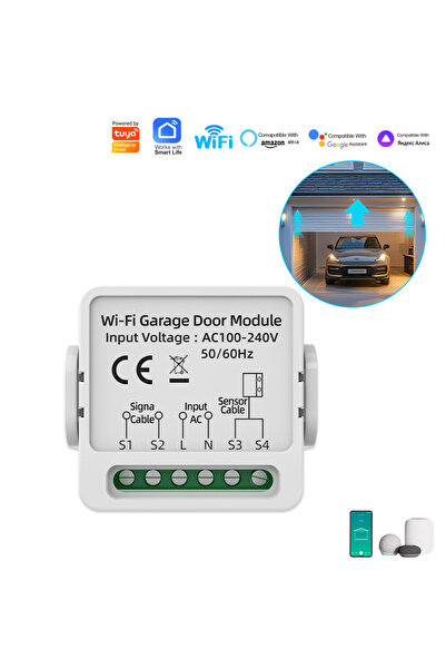 Choice WG01-tuya-car Tuya WiFi Garage Door Opener Controller Gate Opener Modu...