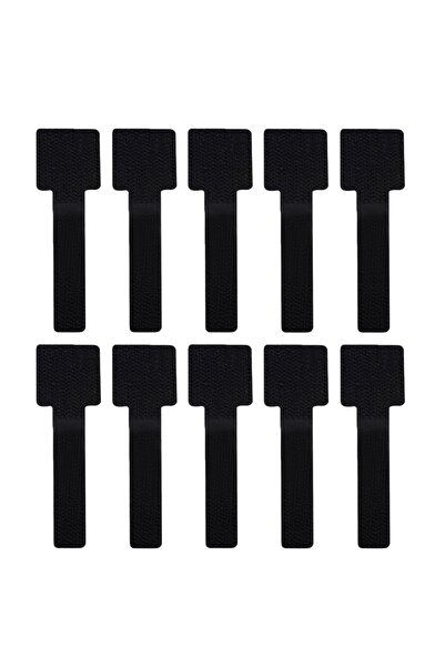 Choice1 10pcs Black Ties Fastening Wire Reusable Cable Organizer Cord Rope Ho...
