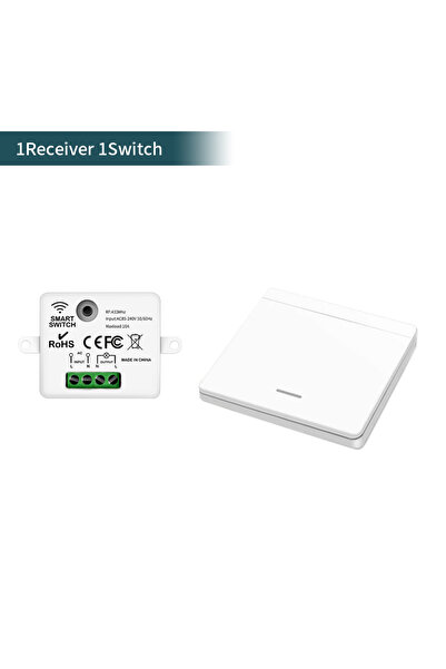 Choice6 جهاز استقبال واحد GGBEE، مفتاح واحد، لوحة حائط لاسلكية ذكية بتردد 433...