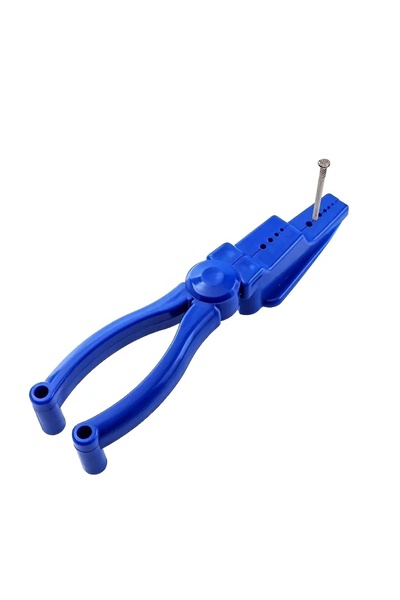 Choice 9 dark blue Safety Nail Pliers for Hammering, Plastic Tool with Non-Sl...