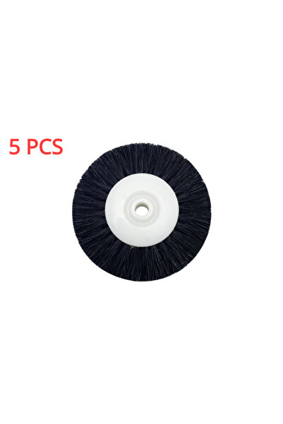 Choice1 5pcs Black 66mm 5 Pcs 52mm Polishing Brushes Black Brown Bristle with...