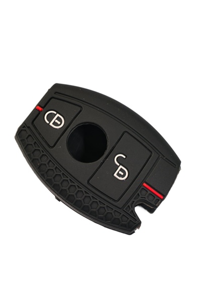Choice1 2 Button Silicone Car Key Case Cover for Mercedes Benz A B C E Class ...