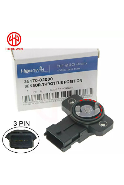 Choice 1PCS Throttle Position Sensor TPS 35102-02910,35170-02000 For Hyundai ...