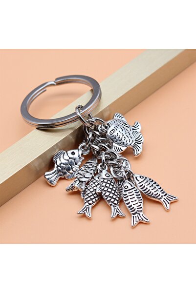 Choice Fish Fish Keychain Fishing Enthusiast Key Chain Metal Keyring Backpack...