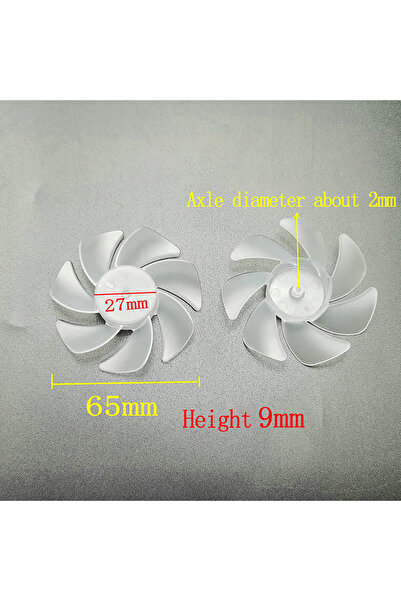 Choice1 C 1 Pc 7 Blades Plastic Fan Blade Outside Diameter 35mm/42mm/50mm/65m...