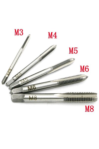 Choice1 مجموعة واحدة من 5 قطع/مجموعة M3 M4 M5 M6 M8 لولب حلزوني مستقيم ذو أسن...