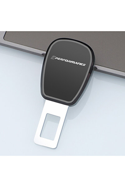 Choice قطعة واحدة - مشبك تمديد حزام أمان أسود لمقعد السيارة، قابس مشبك حزام ا...