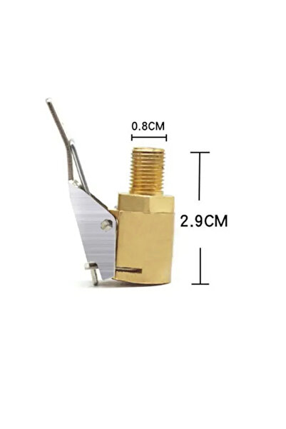 Choice قطعة واحدة من رأس نفخ إطارات نحاسي احترافي، محول صمام بريستا/شريدر للس...