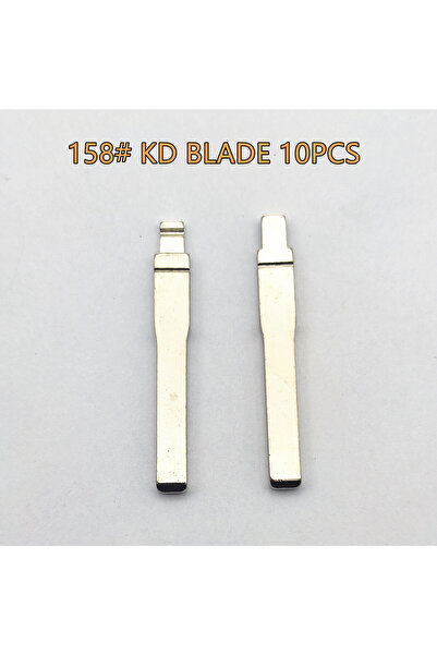 Choice 10 قطع من شفرات مفاتيح السيارات KD 158 HU101، شفرة مفتاح قلاب فارغة رق...