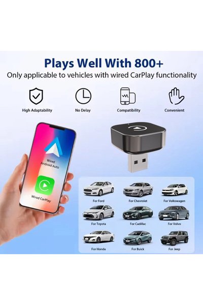 Choice محول كاربلاي لاسلكي، محول كاربلاي لاسلكي، محول أندرويد أوتو، توصيل وتش...