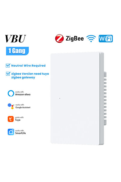 Choice4 مفتاح إضاءة جداري Zigbee أحادي المخرج VBU، مفتاح ذكي 1/2/3/4/6 مخارج ...