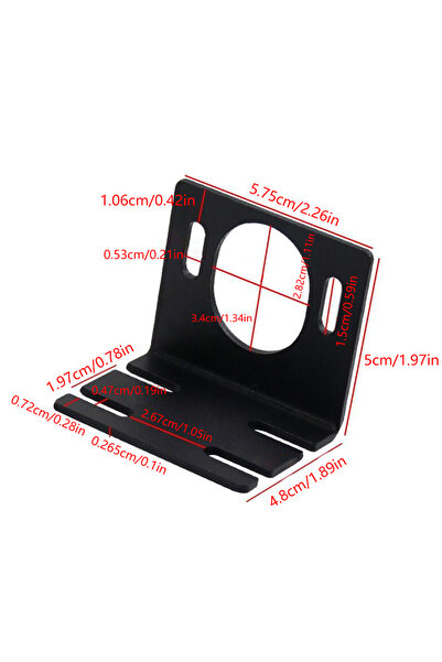 Choice حامل تروس دعم كهربائي مقاس واحد 0، قوس تثبيت محرك قابل للتعديل لمحرك 3...