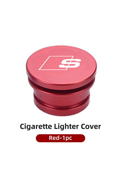 Choice1 غطاء ولاعة سجائر معدني أحمر اللون، قطعة واحدة، غطاء مزخرف، غطاء مقاوم...
