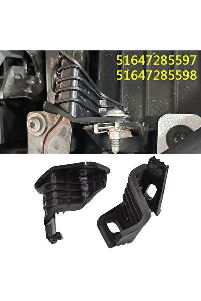 Choice black 2Pcs Car Front Headlight Headlamp Support Brackets Holder Left R...